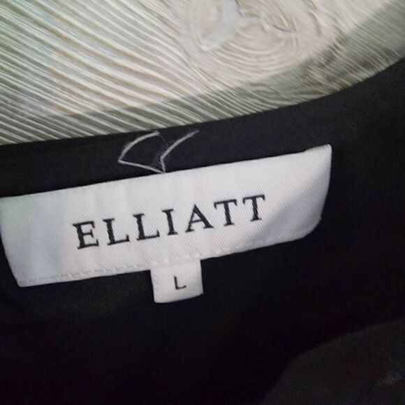 Elliatt Sicily Skater A Line Dress Womens SZ L Ruffled Formal Anthropologie - Picture 4 of 7